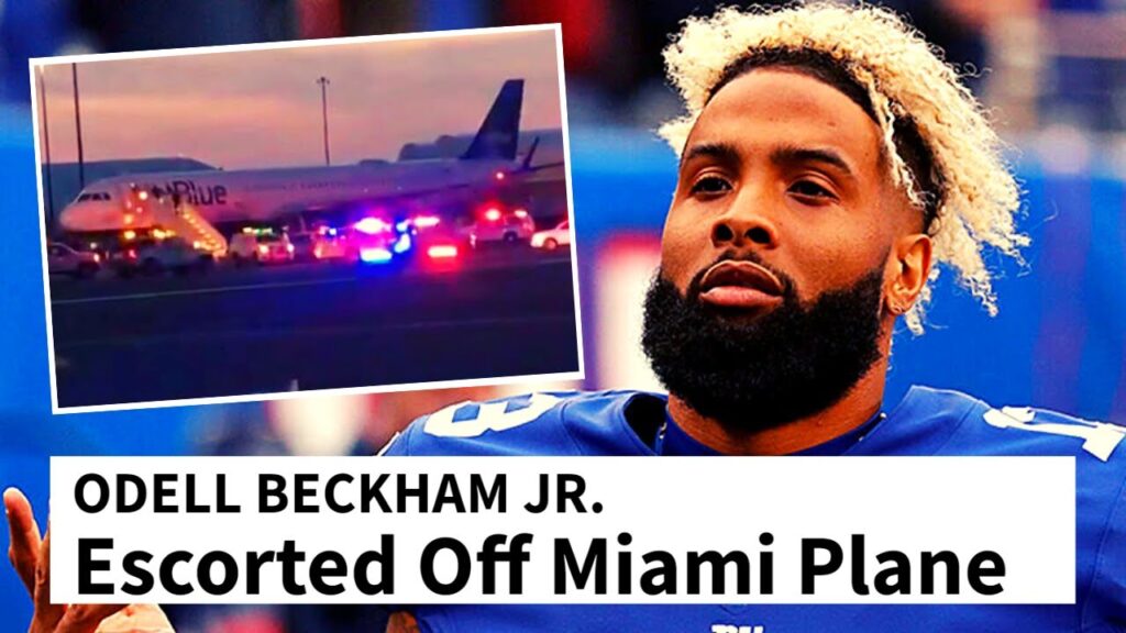 odell beckham jr airplane